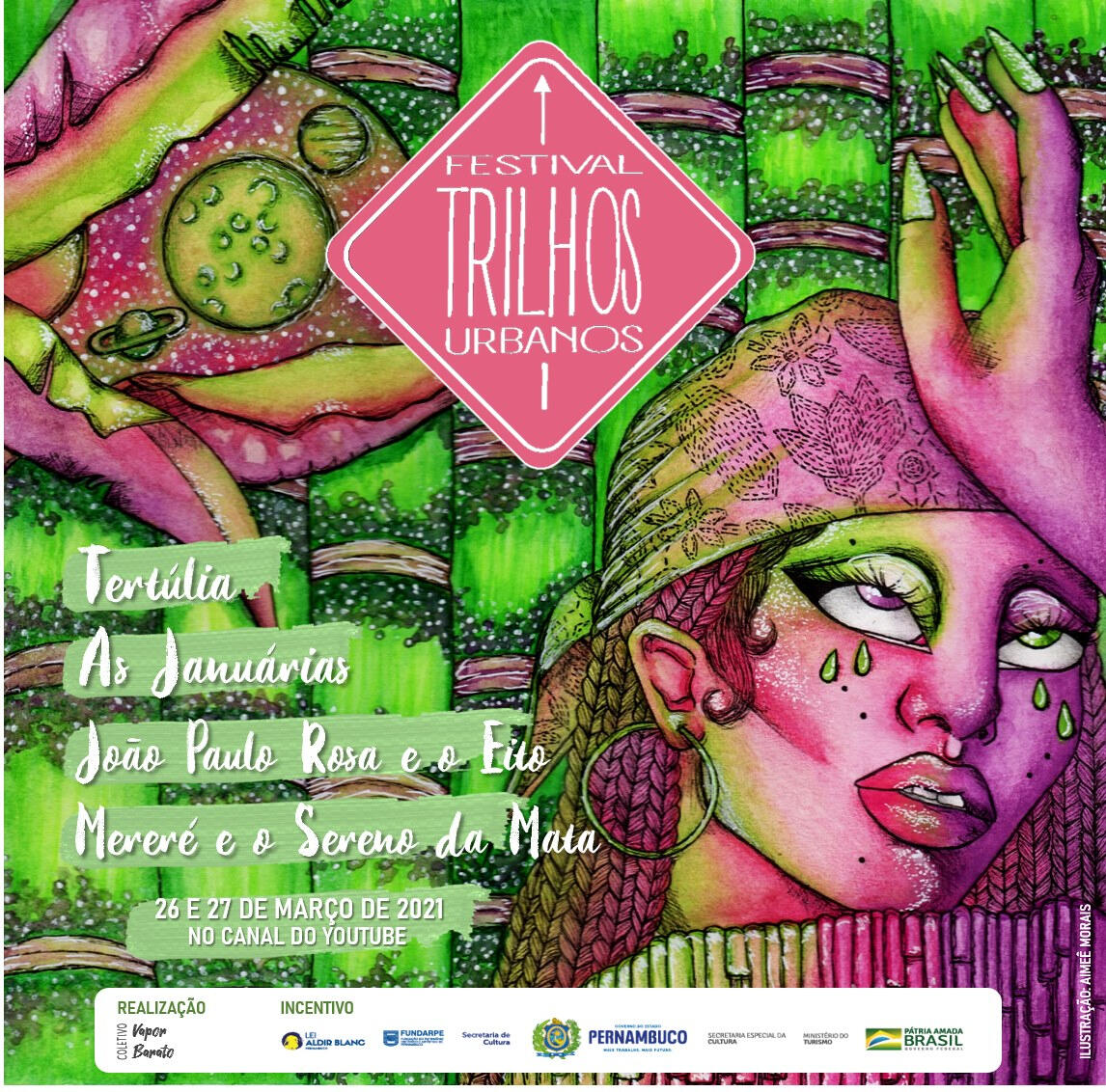 Ilustração para o Festival Trilhos Urbanos